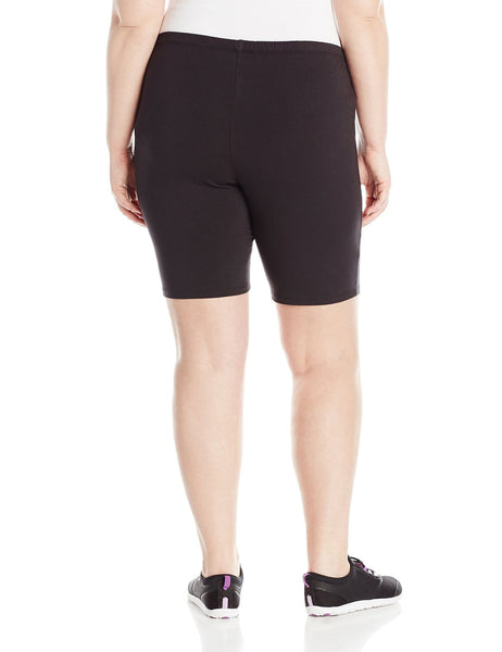 Women's Plus Size Cotton Jersey Bike Shorts